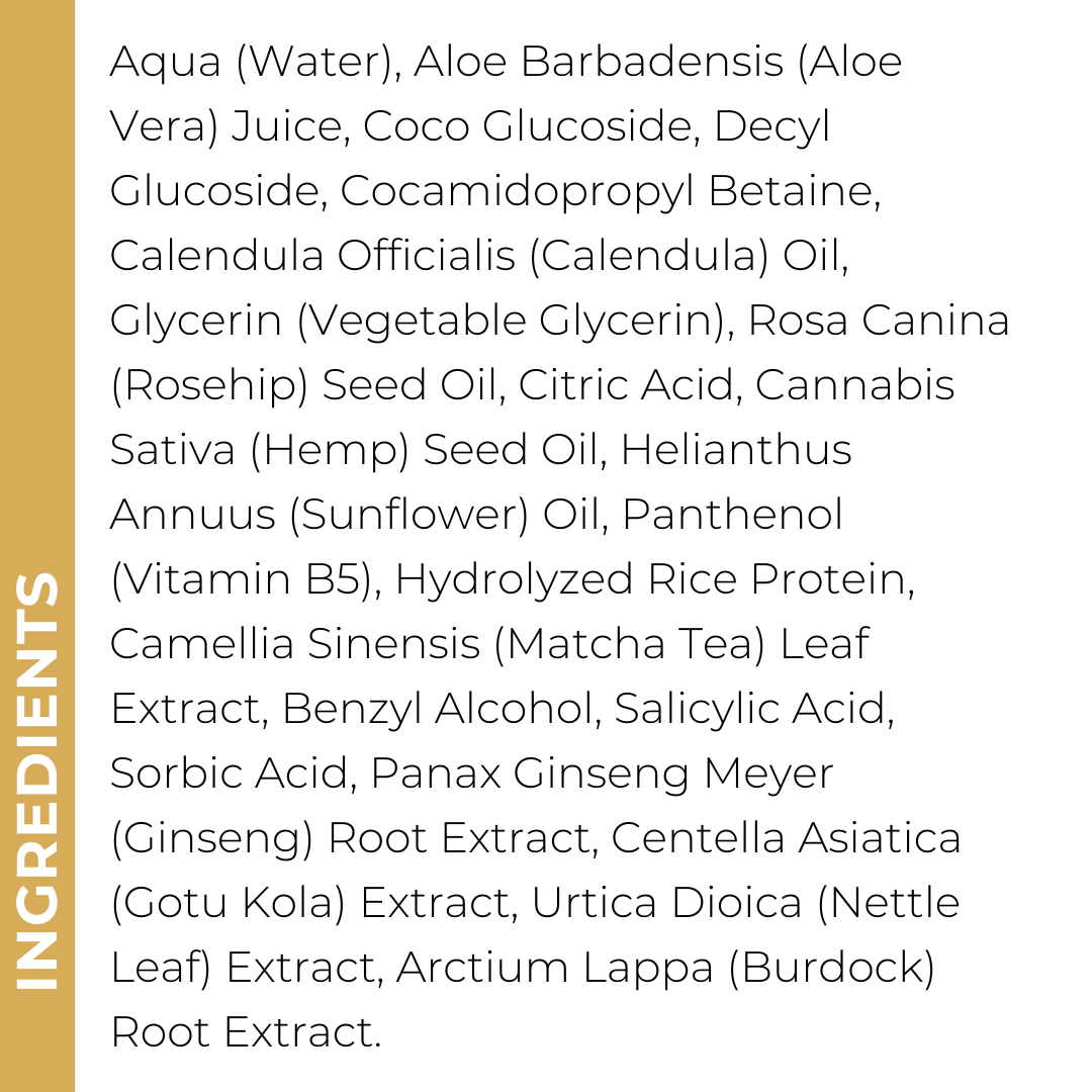 Matcha & Ginseng Replenishing Cleanser - Samples