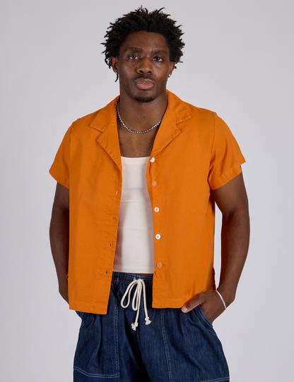 Pantry Button-Up - Creamsicle Orange *FINAL SALE*