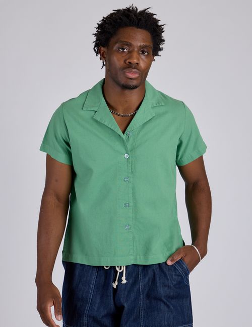 Pantry Button-Up - Seafoam Green *FINAL SALE*