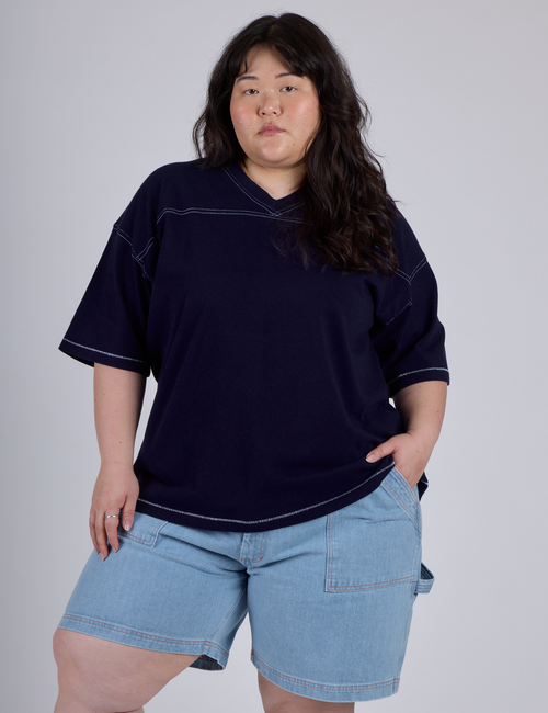 Burly Jersey - Navy