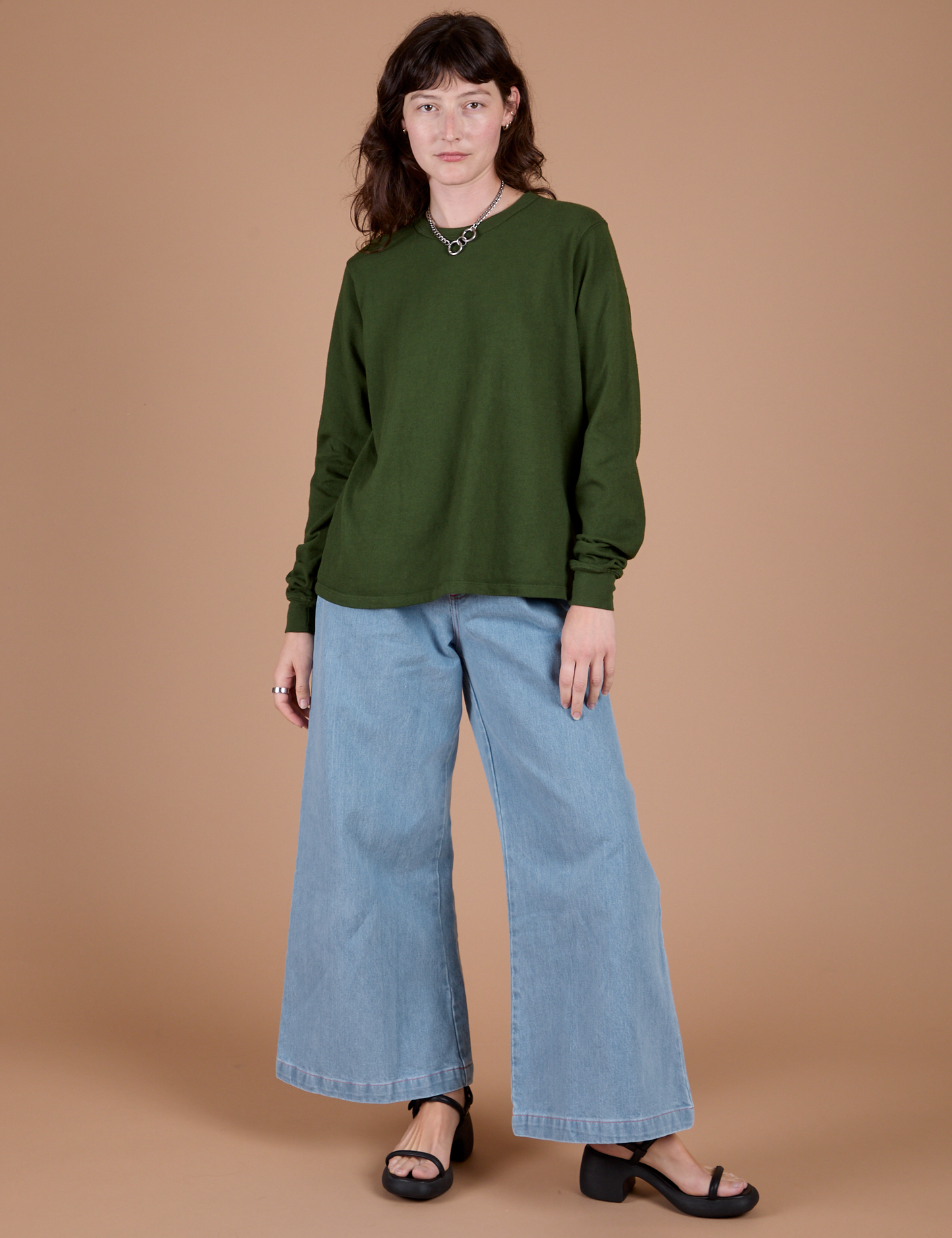 Long Sleeve Burly Tee - Evergreen