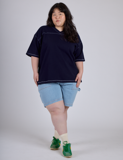 Burly Jersey - Navy