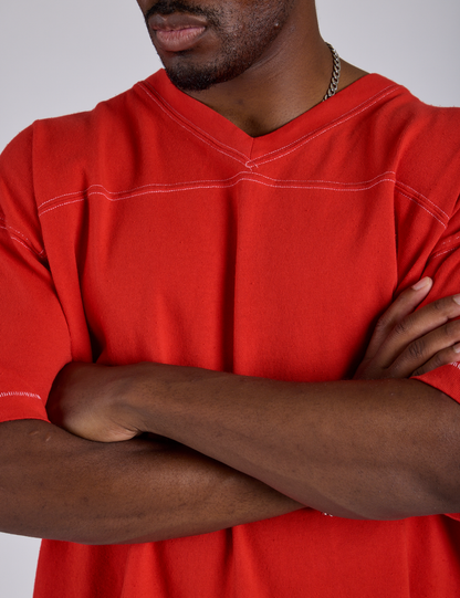 Burly Jersey - Mustang Red
