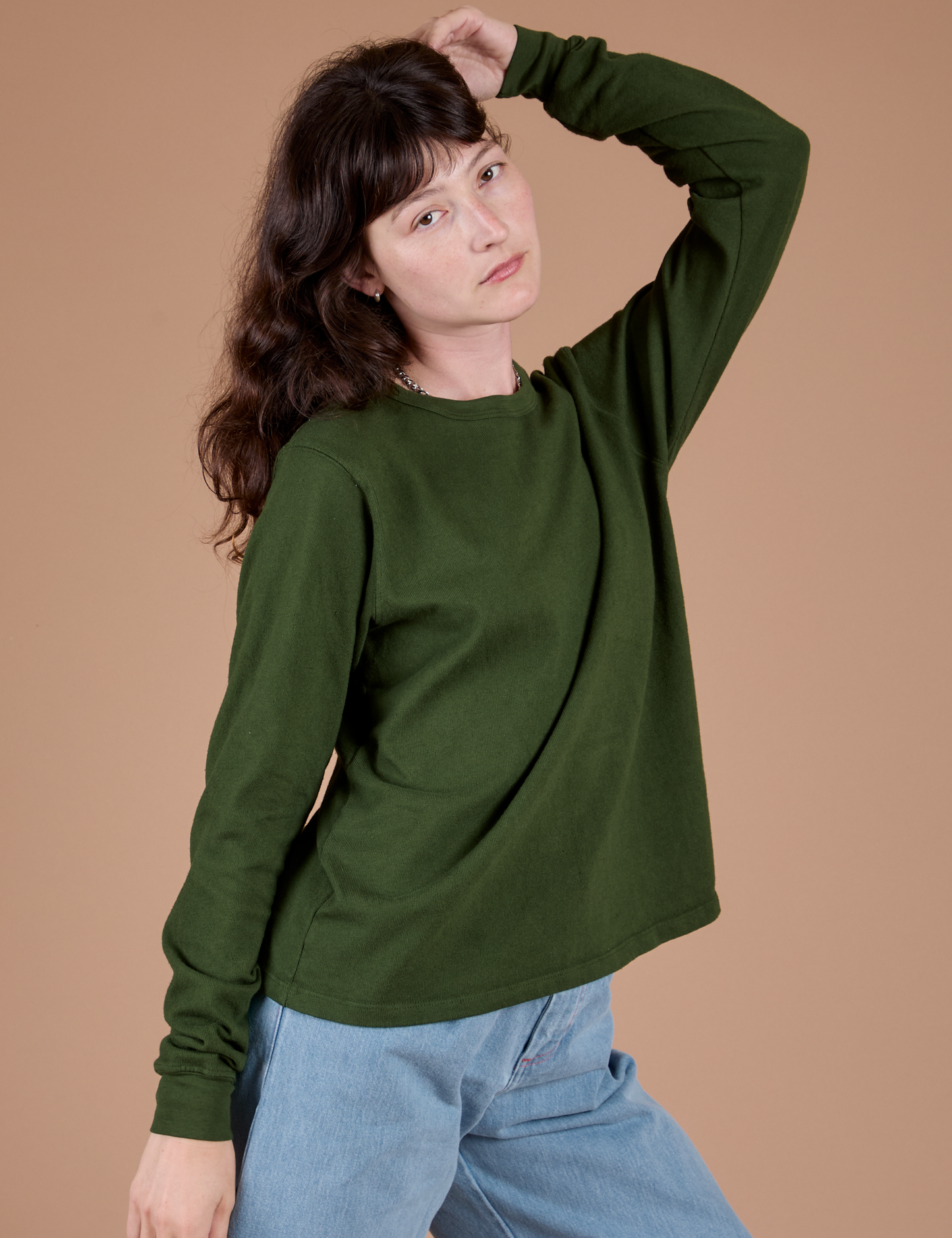 Long Sleeve Burly Tee - Evergreen