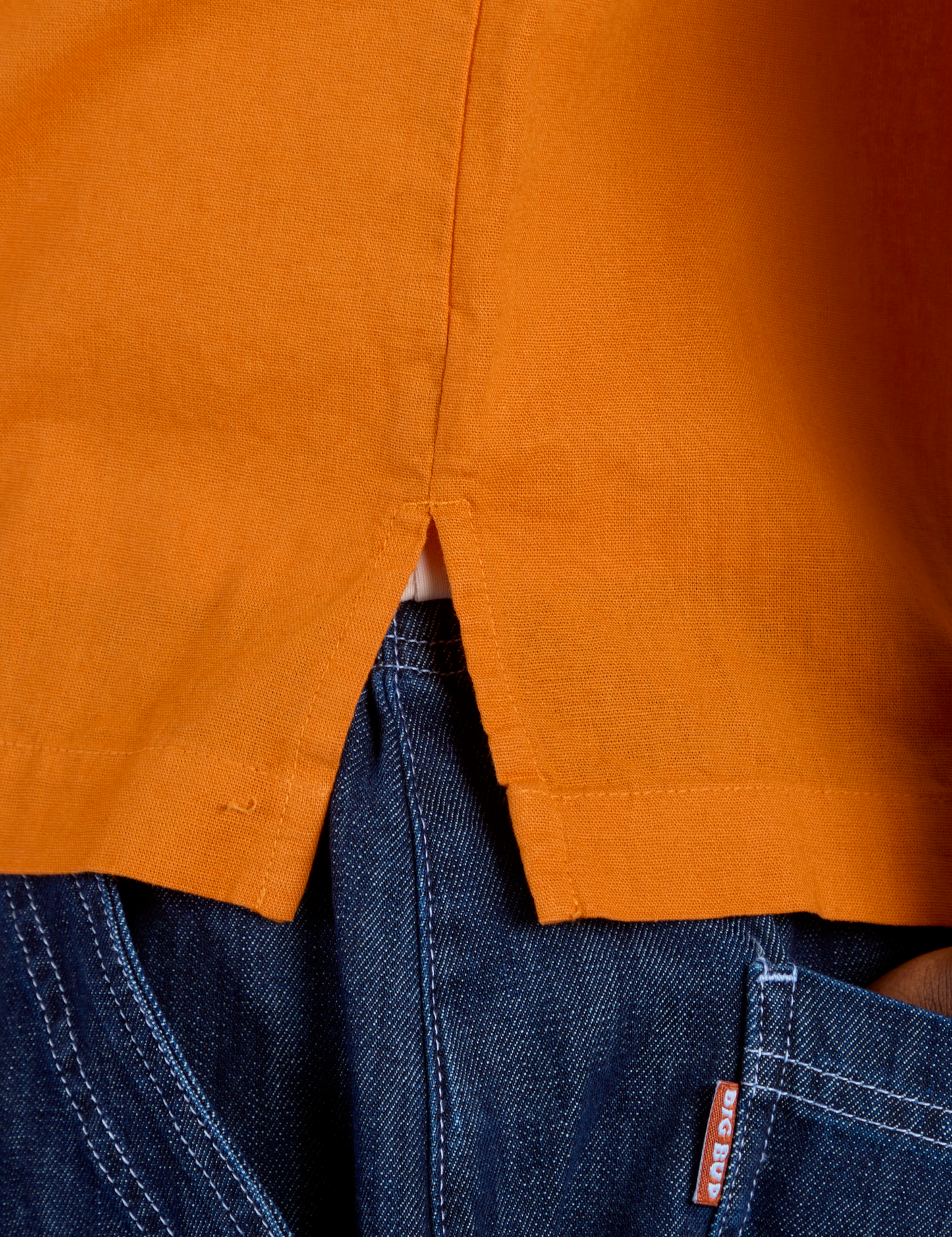 Pantry Button-Up - Creamsicle Orange *FINAL SALE*
