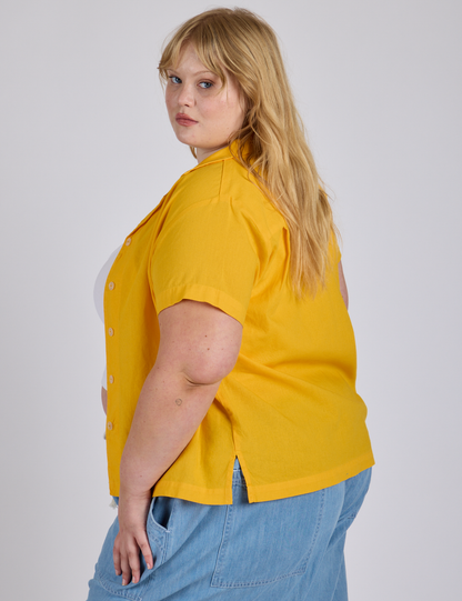 Pantry Button-Up - Sunshine Yellow *FINAL SALE*