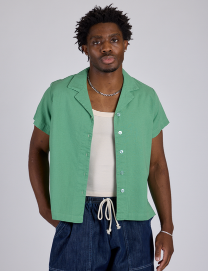 Pantry Button-Up - Seafoam Green *FINAL SALE*