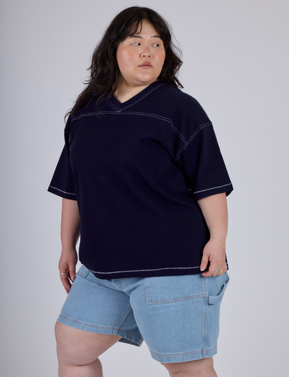 Burly Jersey - Navy