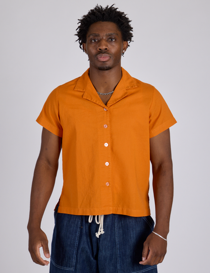 Pantry Button-Up - Creamsicle Orange *FINAL SALE*