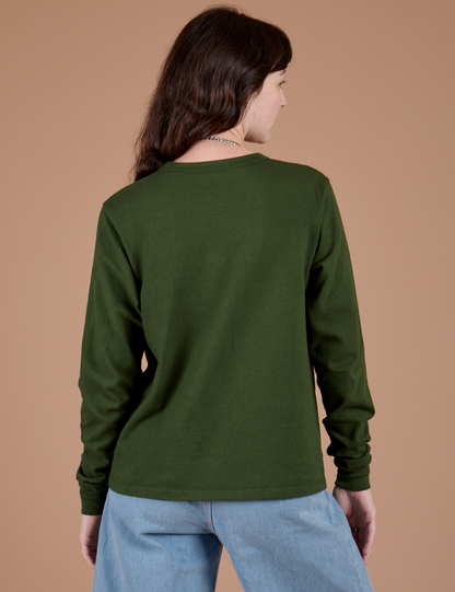 Long Sleeve Burly Tee - Evergreen