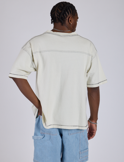 Burly Jersey - Vintage Tee White