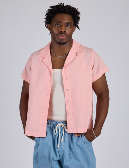 Pantry Button-Up - Baby Pink *FINAL SALE*