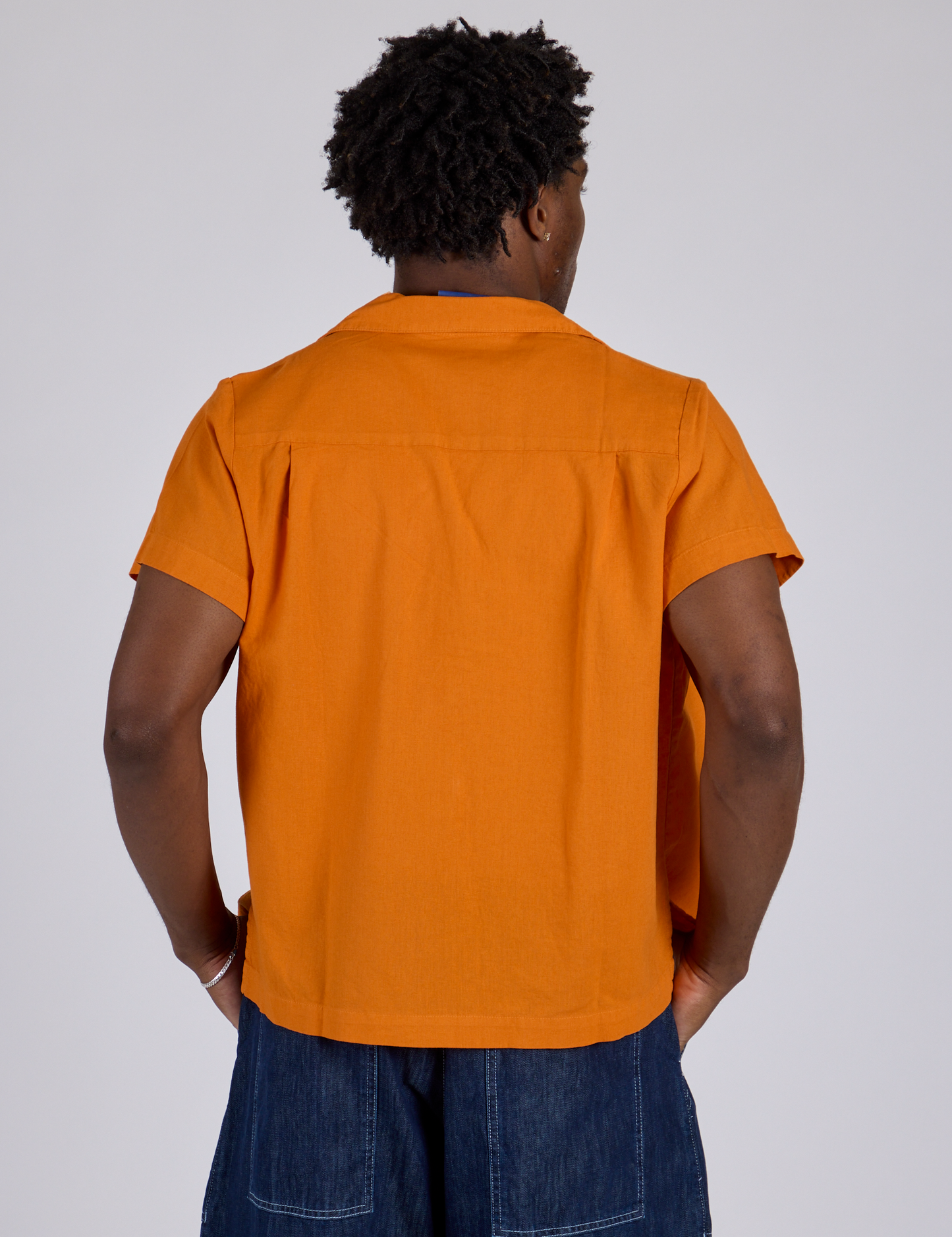 Pantry Button-Up - Creamsicle Orange *FINAL SALE*