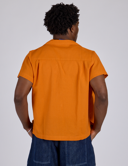 Pantry Button-Up - Creamsicle Orange *FINAL SALE*