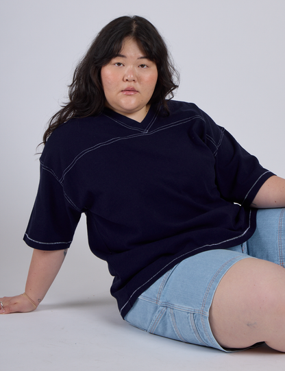Burly Jersey - Navy