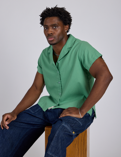 Pantry Button-Up - Seafoam Green *FINAL SALE*