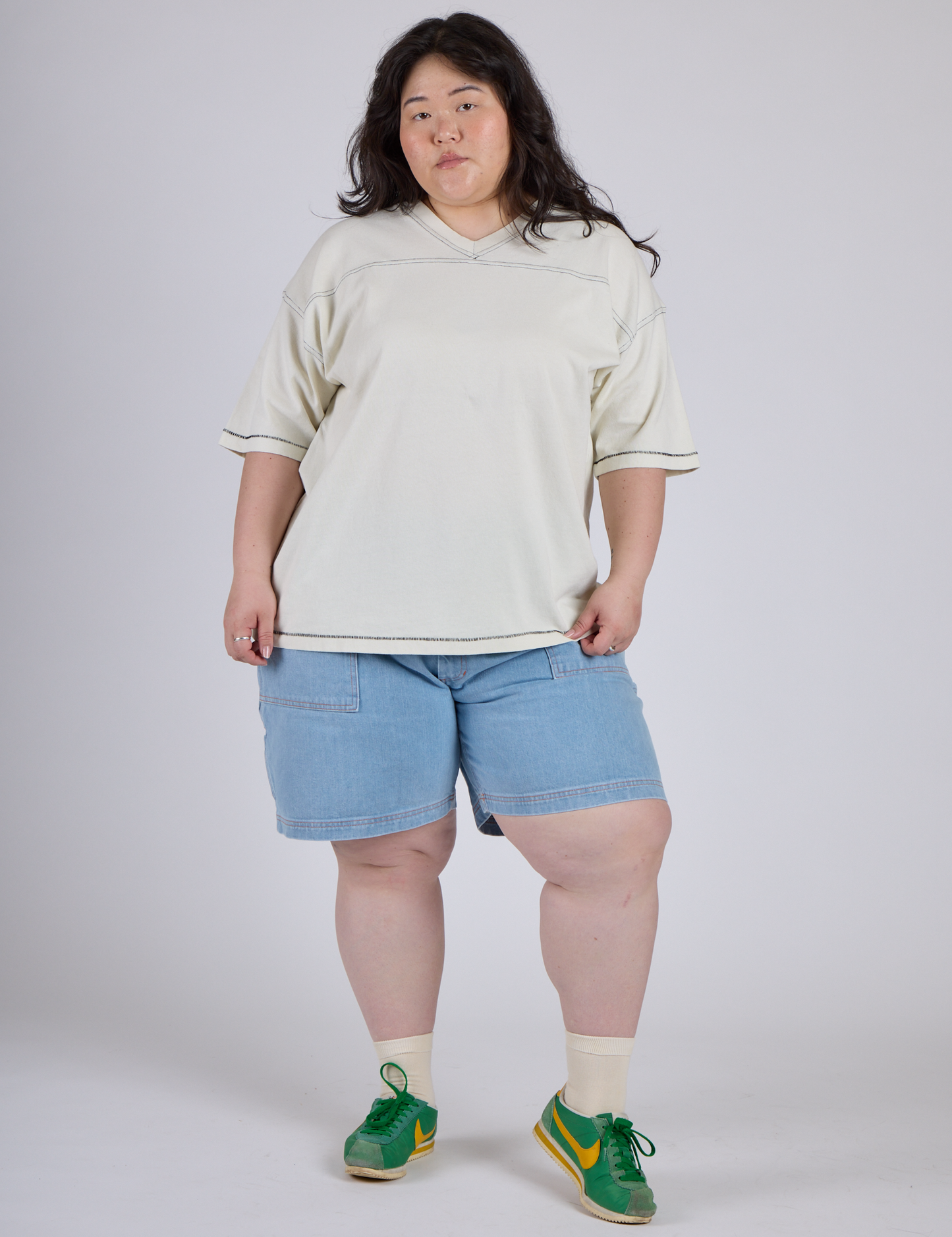 Burly Jersey - Vintage Tee White
