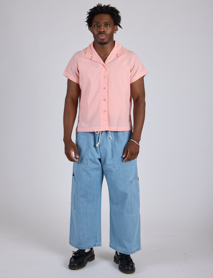 Pantry Button-Up - Baby Pink *FINAL SALE*