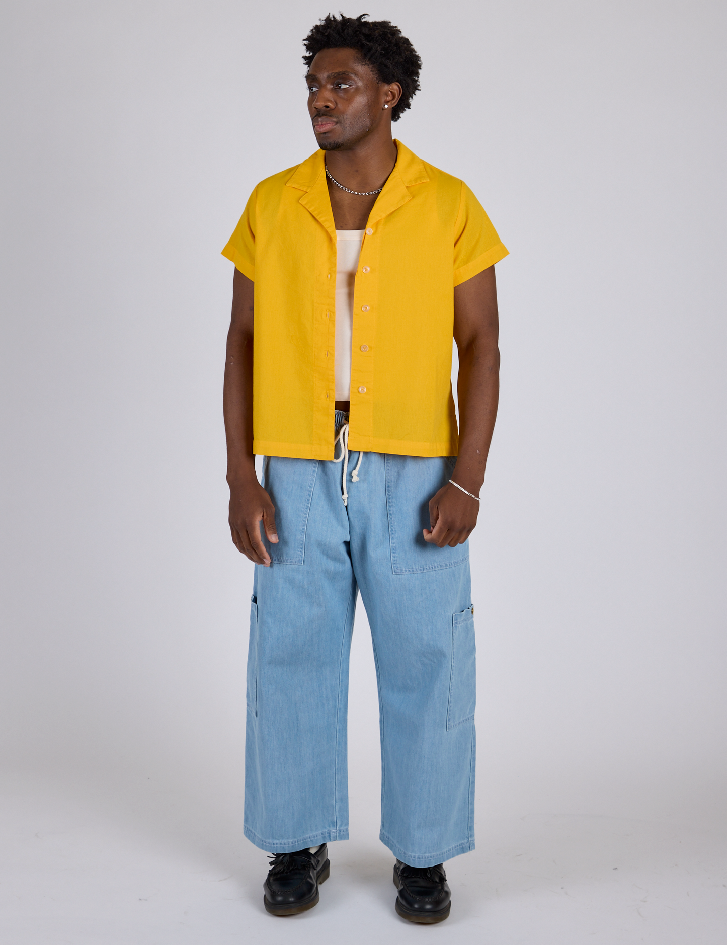 Pantry Button-Up - Sunshine Yellow *FINAL SALE*