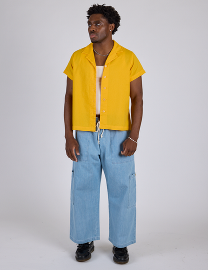 Pantry Button-Up - Sunshine Yellow *FINAL SALE*