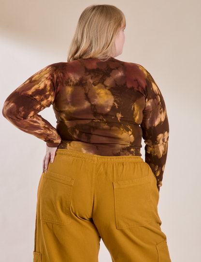 Long Sleeve Baby Tee - Honey Brown