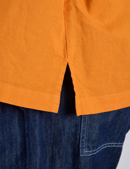 Pantry Button-Up - Creamsicle Orange *FINAL SALE*
