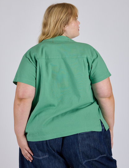 Pantry Button-Up - Seafoam Green *FINAL SALE*