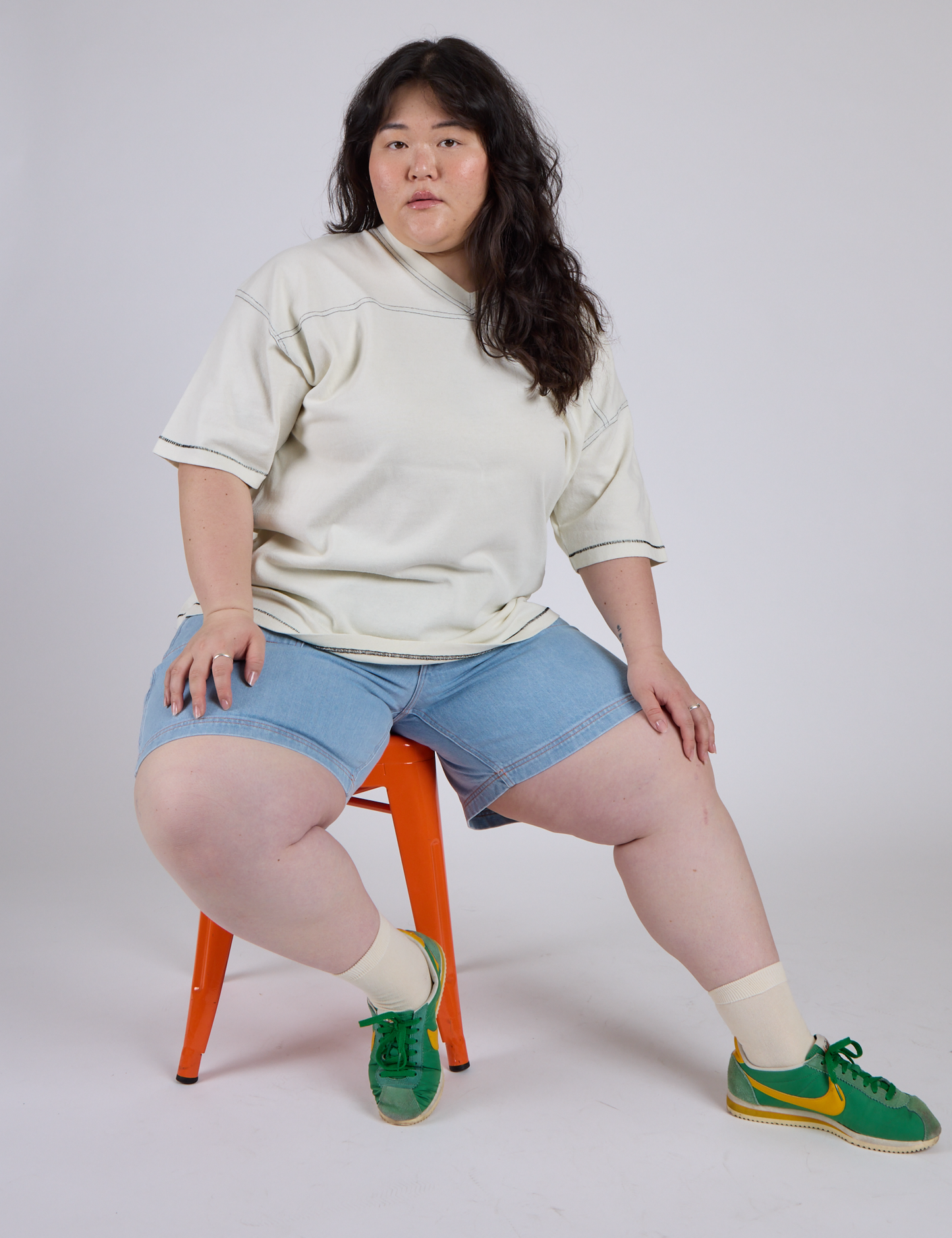 Burly Jersey - Vintage Tee White