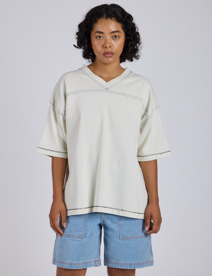 Burly Jersey - Vintage Tee White