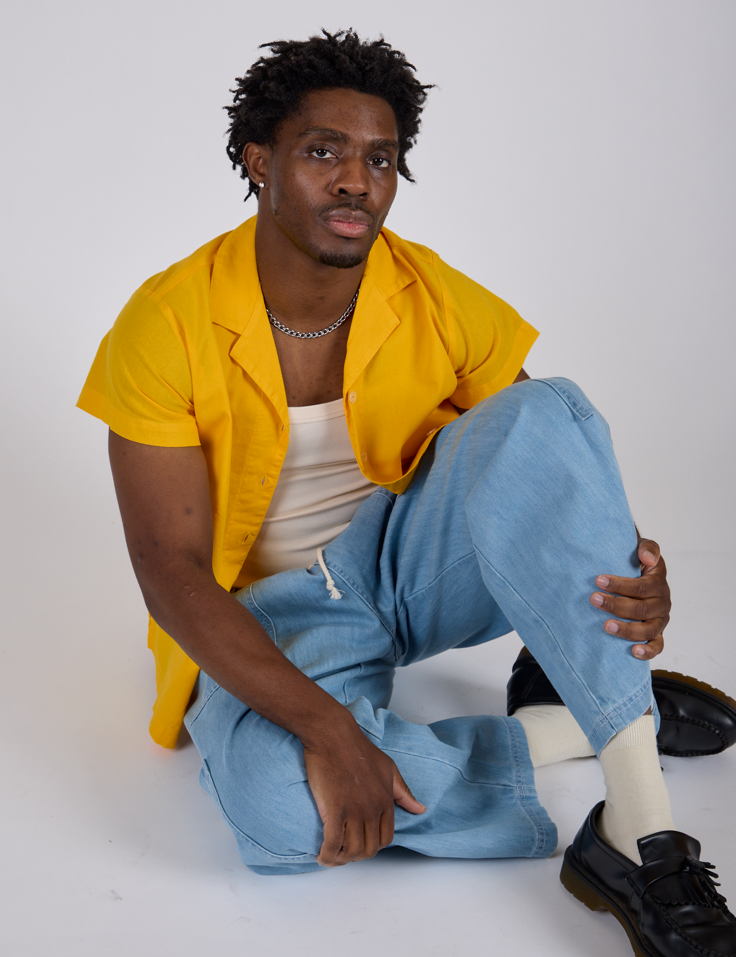 Pantry Button-Up - Sunshine Yellow *FINAL SALE*