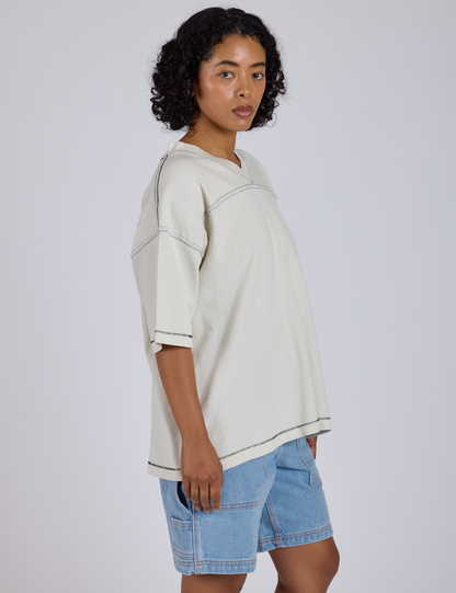 Burly Jersey - Vintage Tee White