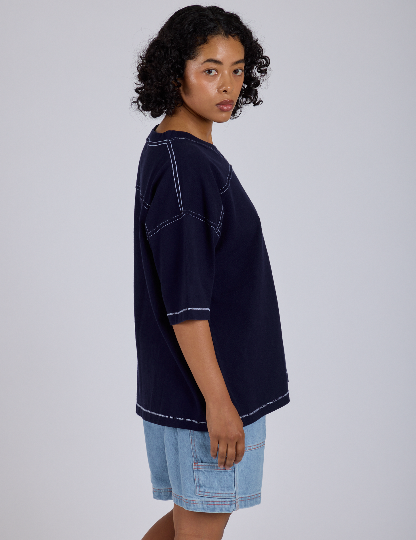 Burly Jersey - Navy