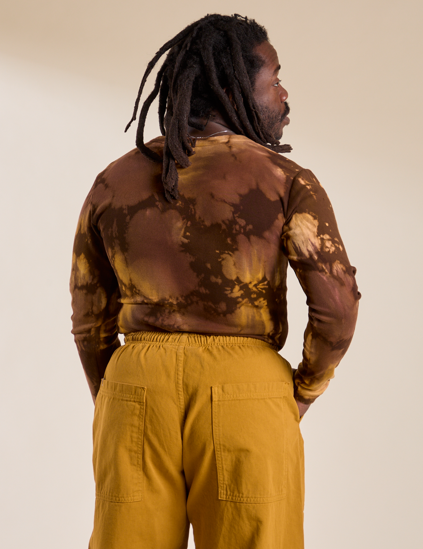 Long Sleeve Baby Tee - Honey Brown