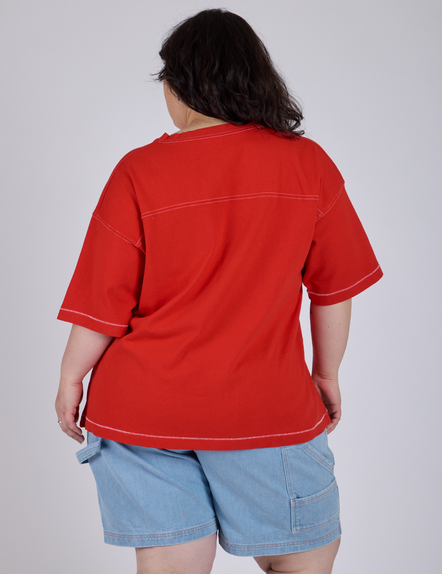 Burly Jersey - Mustang Red