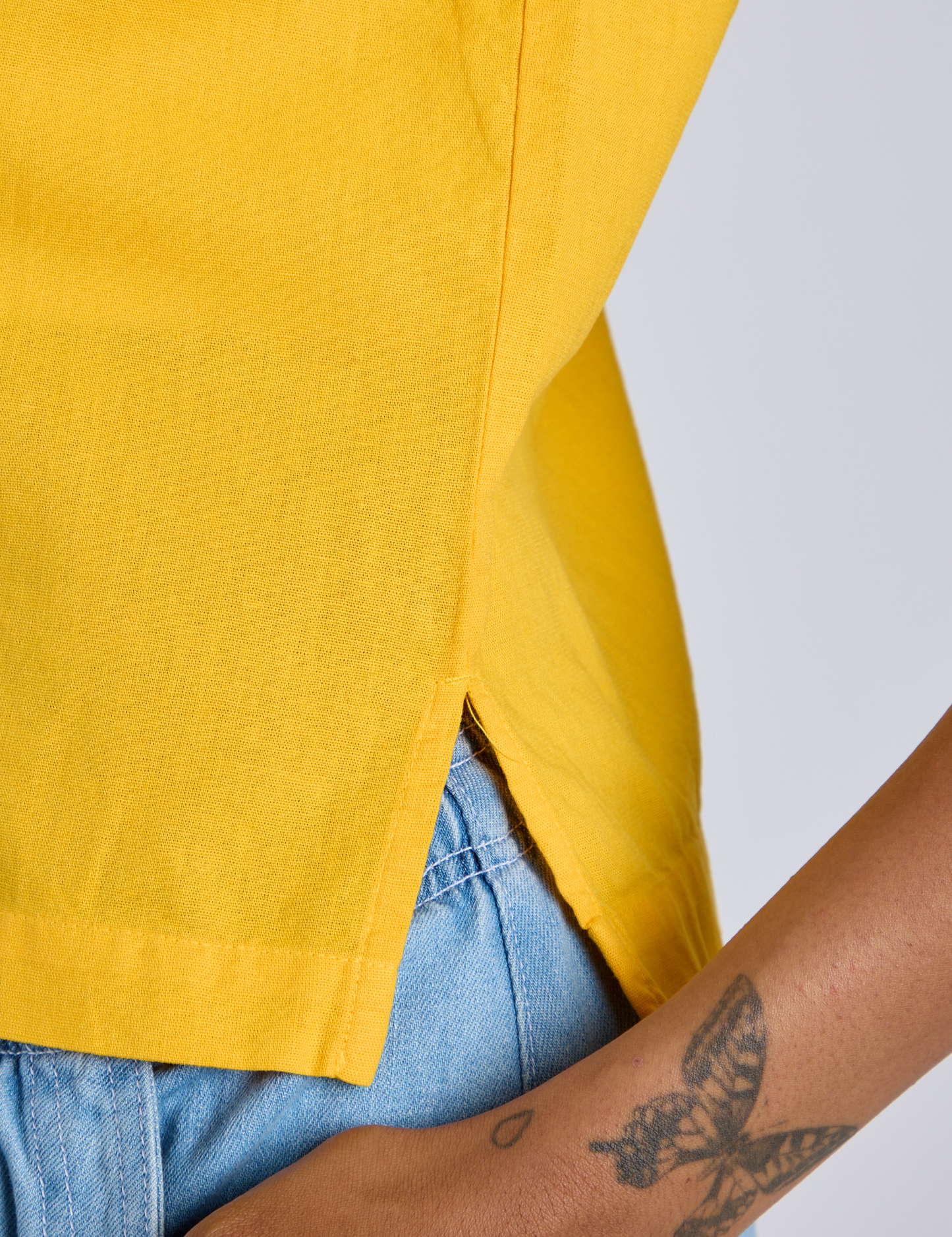 Pantry Button-Up - Sunshine Yellow *FINAL SALE*