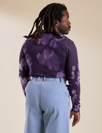 Long Sleeve Baby Tee - Dark Lavender