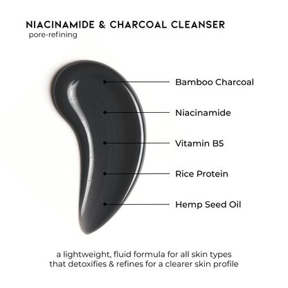 Niacinamide & Charcoal Pore Refining Cleanser - Samples