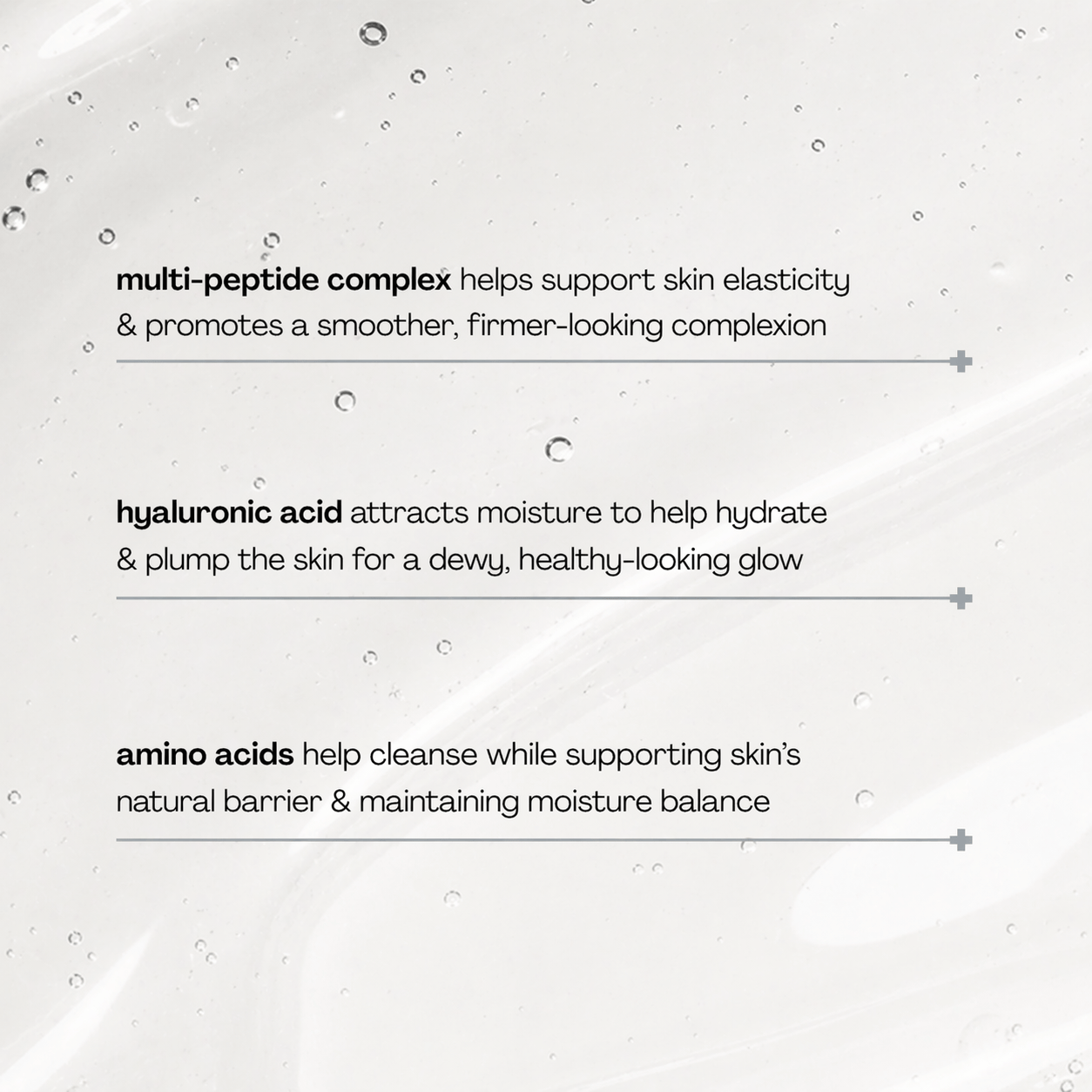 Peptide+ Hydro Gel Cleanser